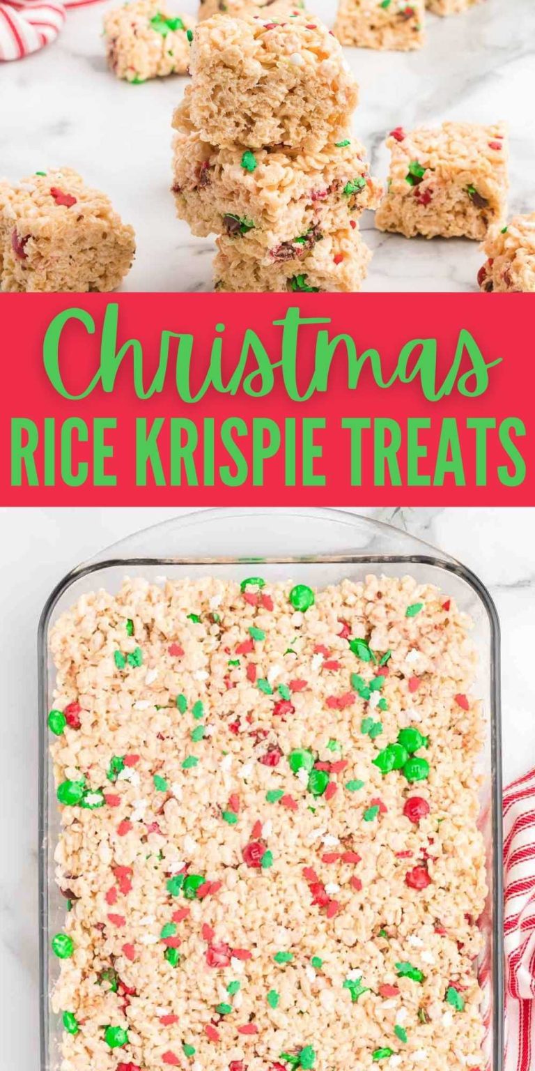 Christmas Rice Krispie Treats Recipe - Eating on a Dime