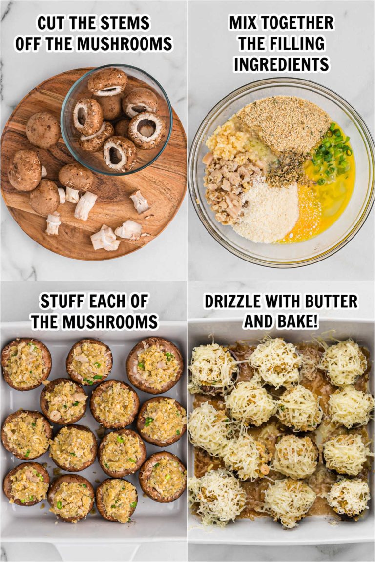 Olive Garden Stuffed Mushrooms - Eating On A Dime