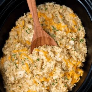 crock pot chicken and rice cover