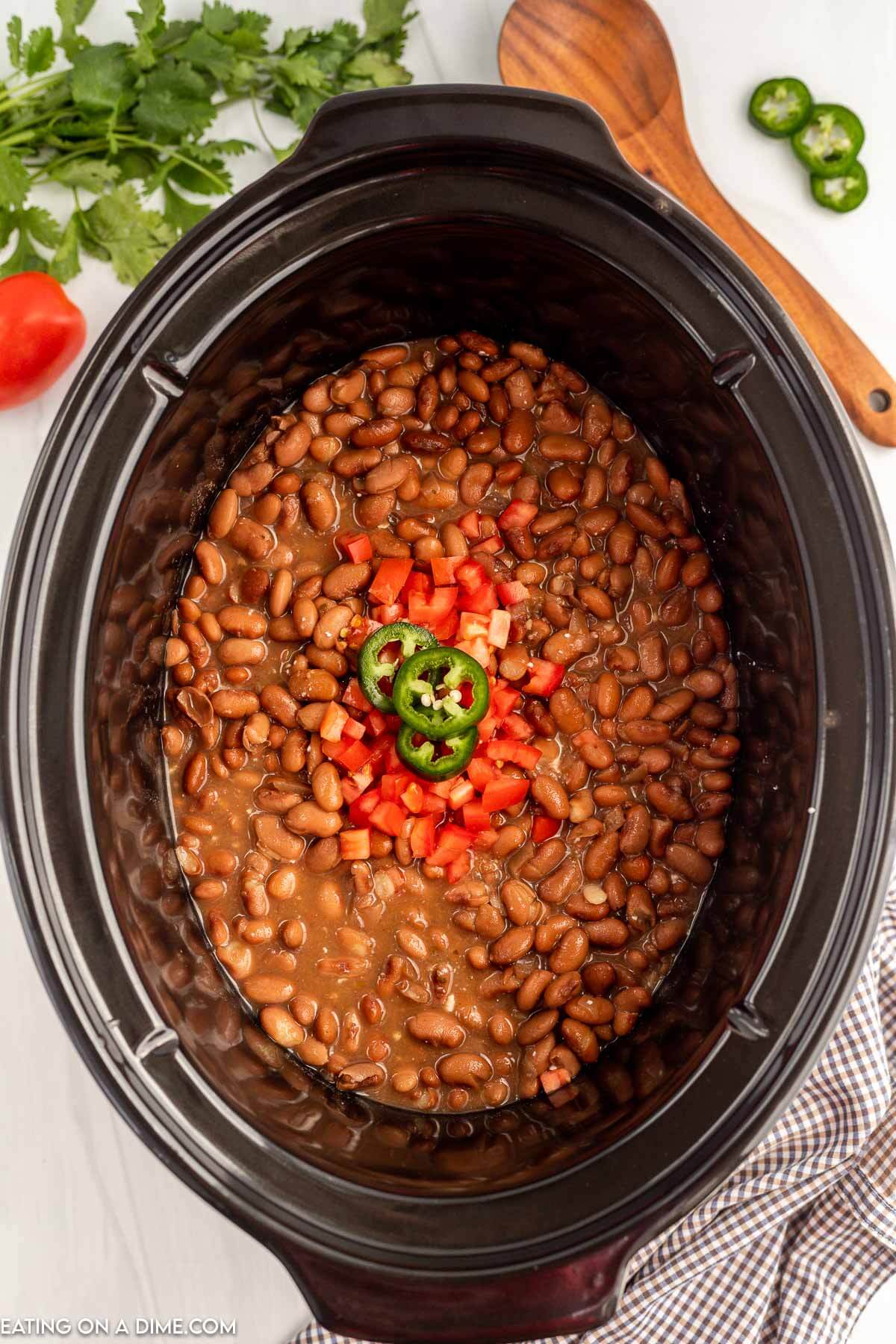 Easy & Flavorful Crock Pot Pinto Beans - Little Sunny Kitchen
