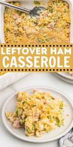 Leftover Ham Casserole Recipe - Eating on a Dime