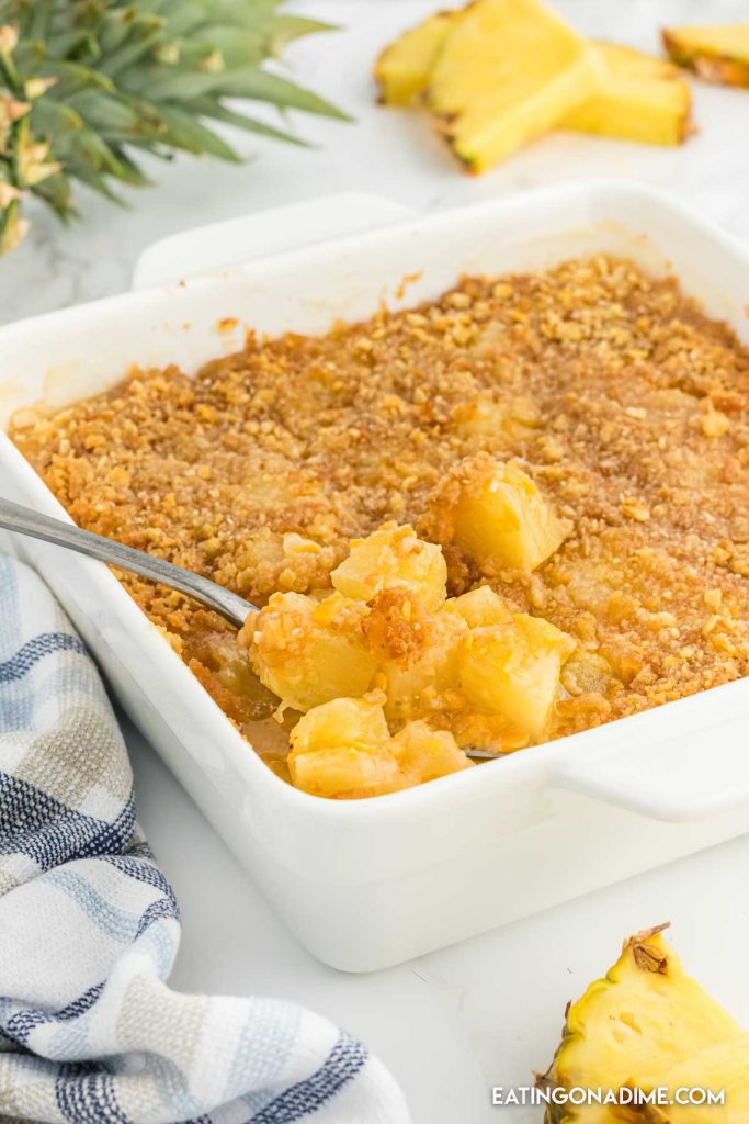 Paula Deen Pineapple Casserole Recipe - Eating on a Dime