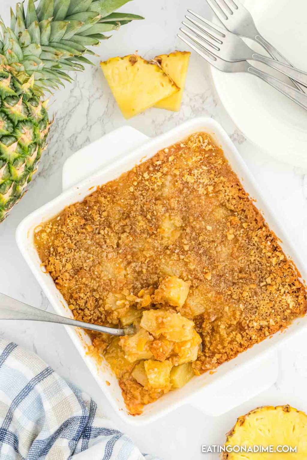 Paula Deen Pineapple Casserole Recipe - Eating On A Dime