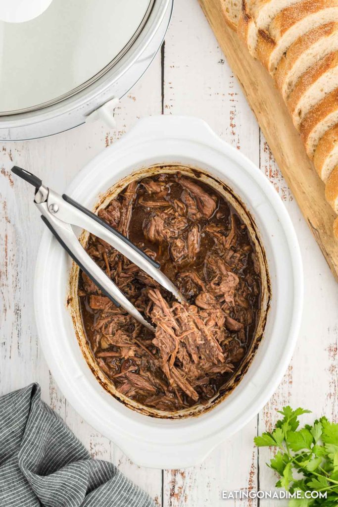 Slow Cooker Roast Beef Sandwiches Eating On A Dime