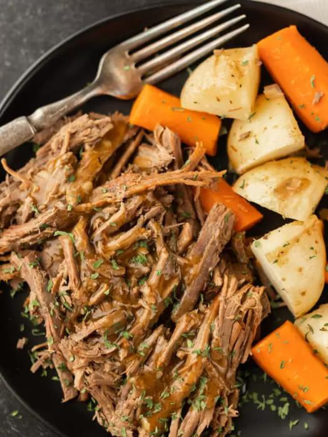 The Best Easy Crock Pot Roast Recipe Eating on a Dime