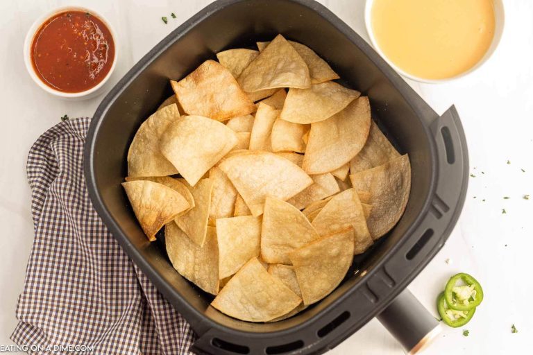 Homemade Air Fryer Tortilla Chips Recipe Eating On A Dime 1364