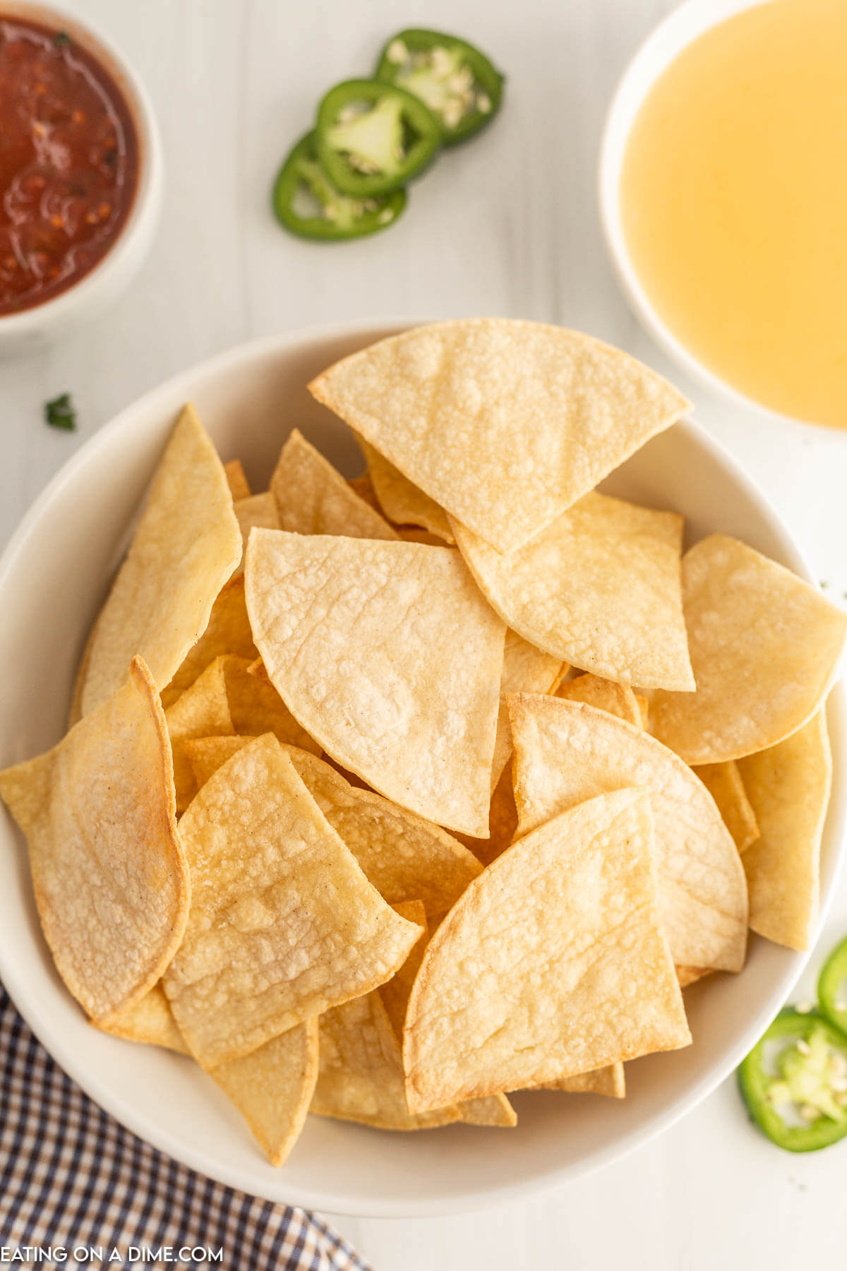 Homemade Air Fryer Tortilla Chips Recipe - Eating on a Dime