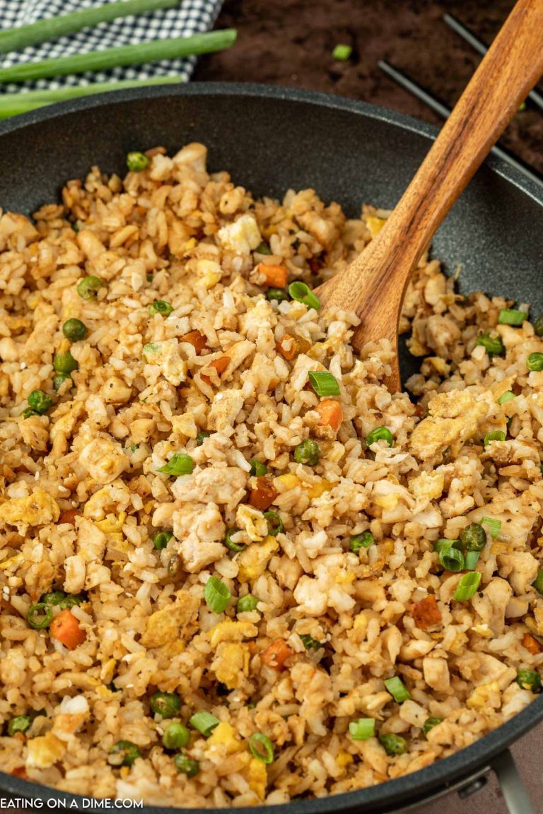 Easy Chicken Fried Rice Recipe - Chicken Fried Rice in 15 minutes