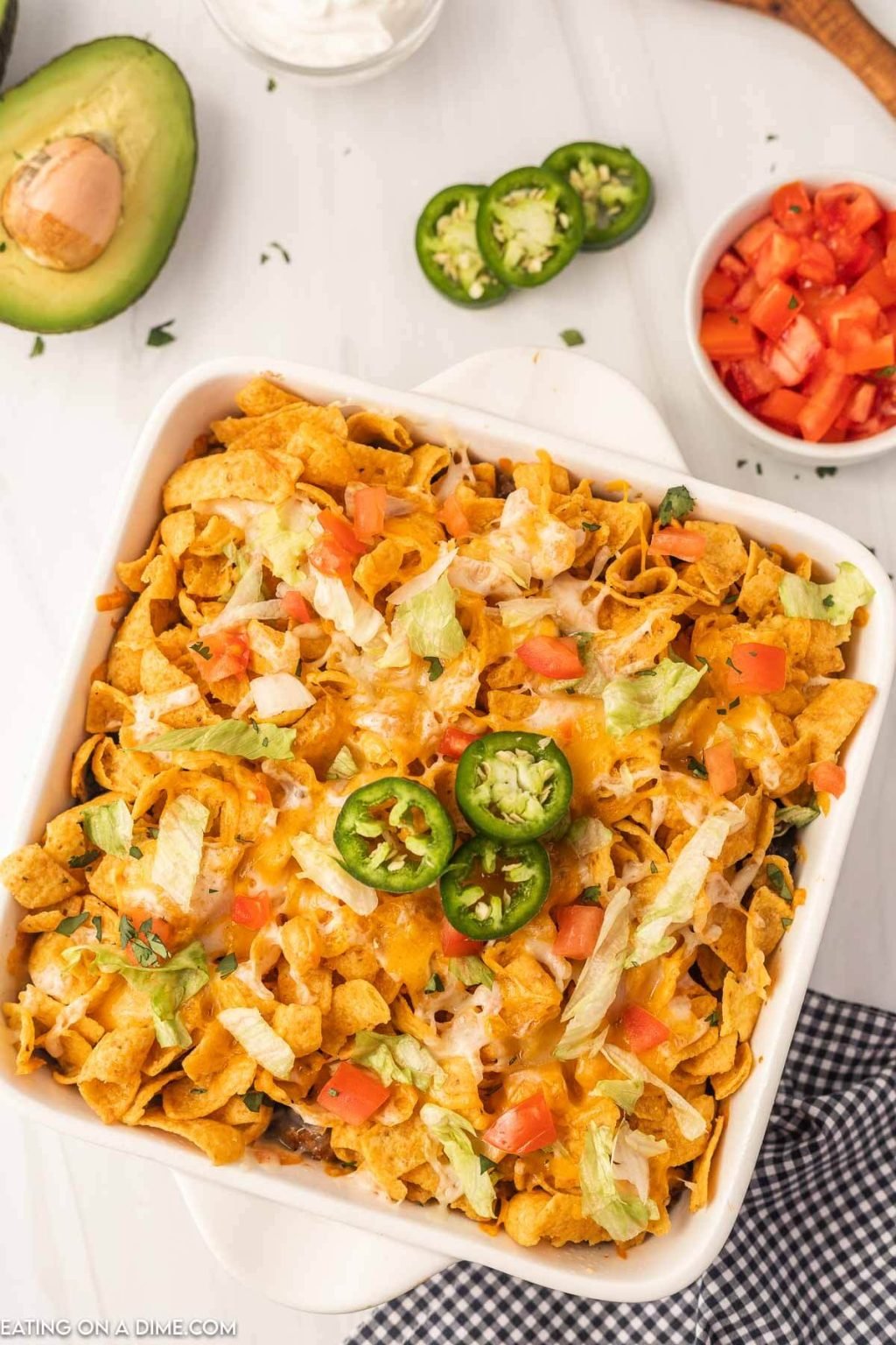 Walking Taco Casserole Recipe - Eating on a Dime