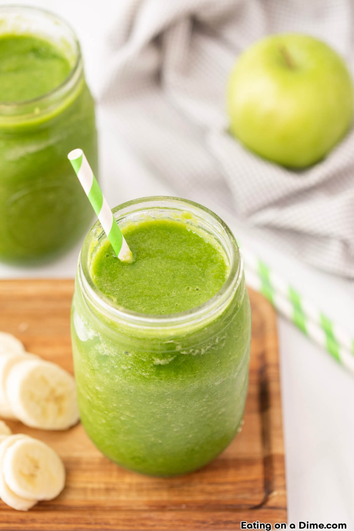 Green Apple Spinach Smoothie- Spirited and Then Some