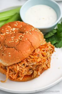 Crock Pot Buffalo Chicken Recipe - Eating On A Dime