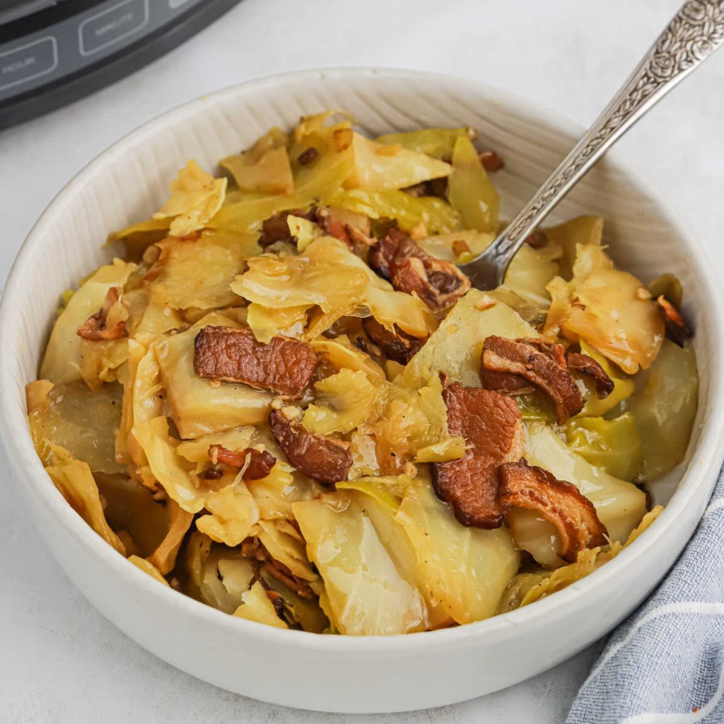 Slow Cooker Cabbage - Eating on a Dime