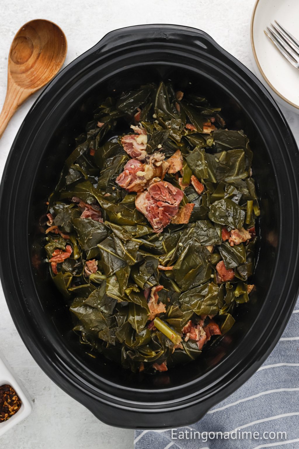 Crock Pot Collard Greens Recipe Eating on a Dime