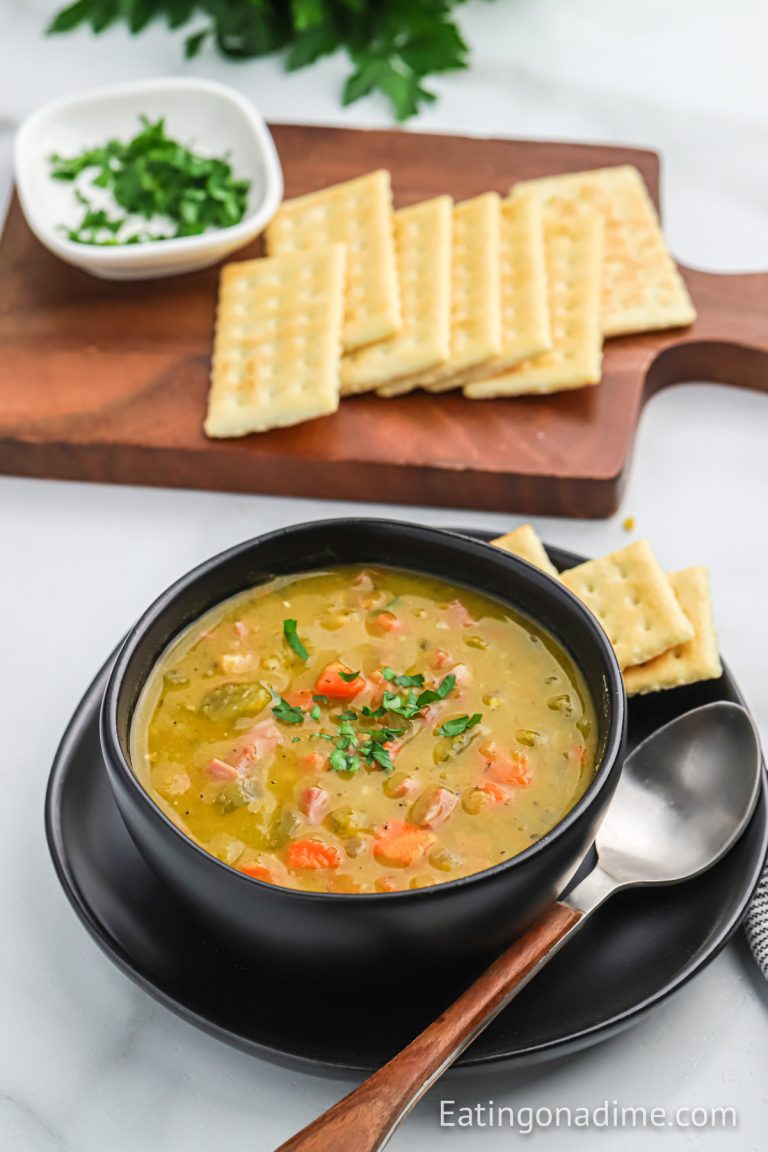 Crock Pot Split Pea Soup Recipe - Eating On A Dime