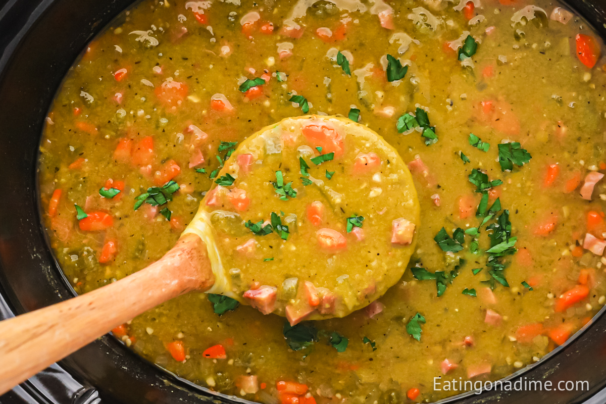 Crockpot Split Pea Soup - Recipes That Crock!