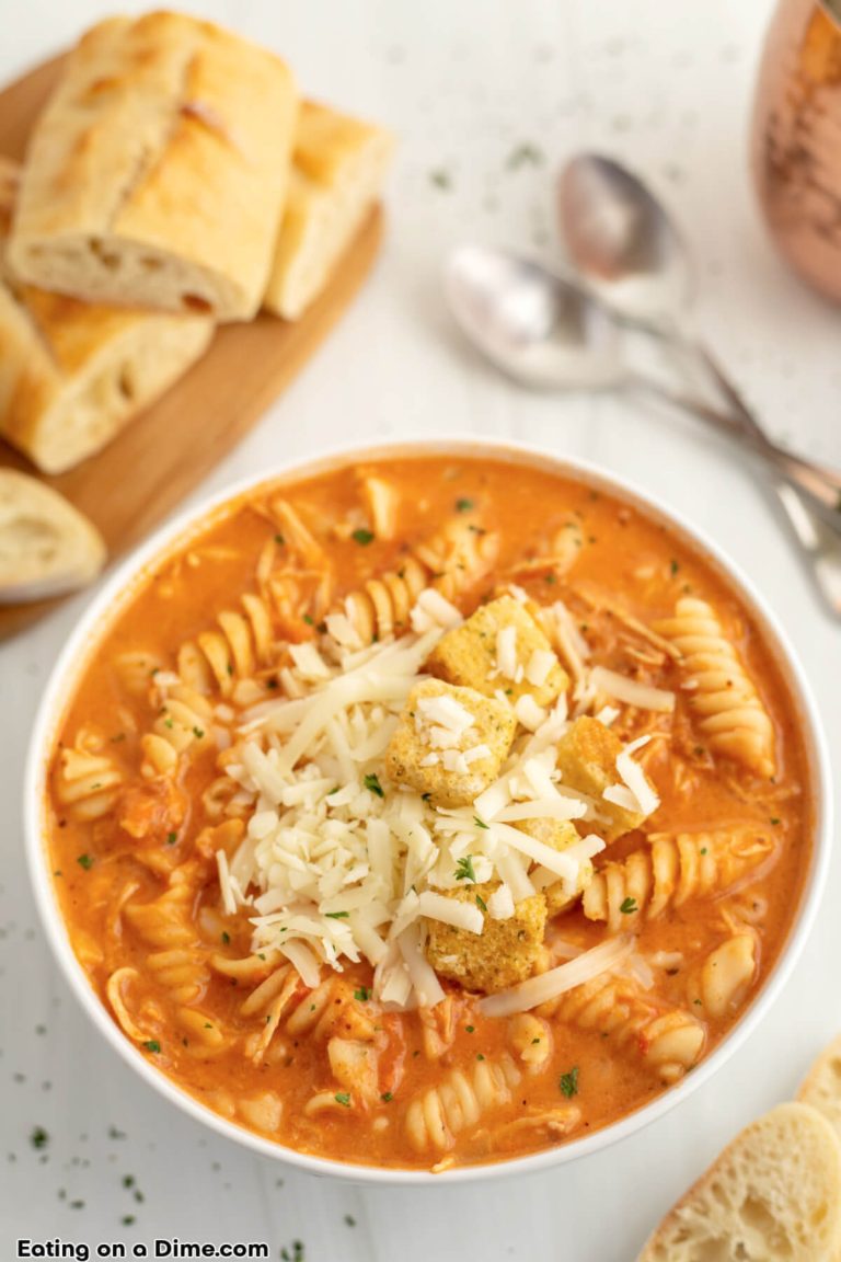 Crockpot Chicken Parmesan Soup Recipe