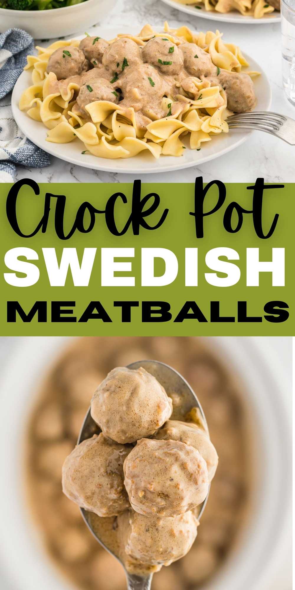 Slow Cooker Swedish Meatballs - Meatloaf and Melodrama
