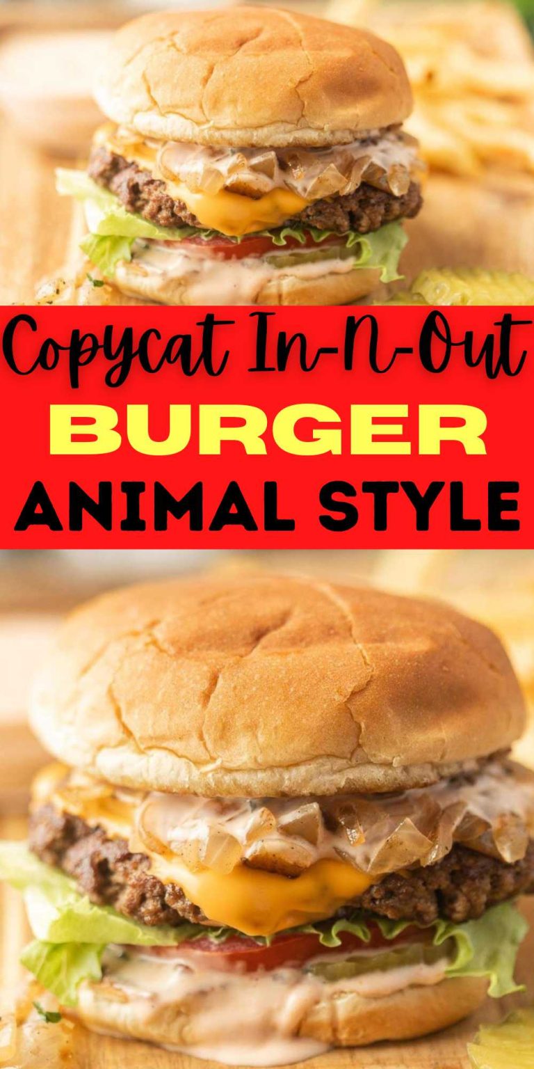 In and Out Burger Animal Style - Copycat Recipe