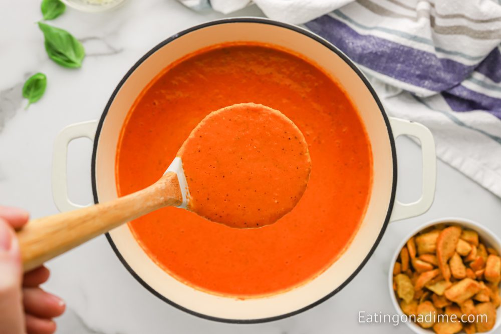 Panera Bread Tomato Soup Recipe - Eating On A Dime