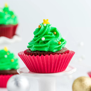 Christmas Tree Cupcakes