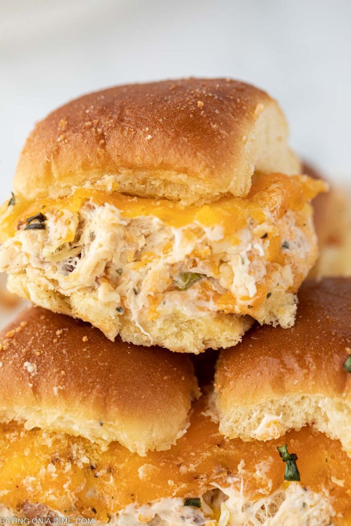 Crack Chicken Sliders - Eating On A Dime