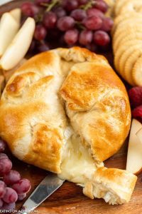 Baked Brie In Crescent Rolls Eating On A Dime   Baked Brie 10 200x300 