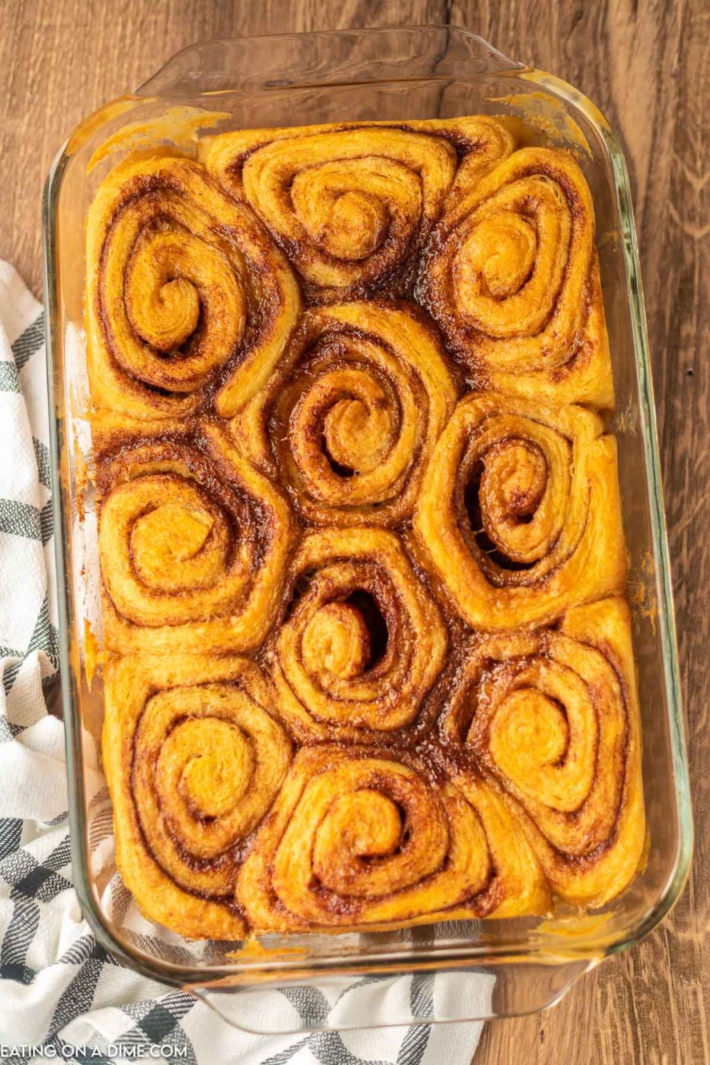 TikTok Cinnamon Rolls Recipe - Eating on a Dime