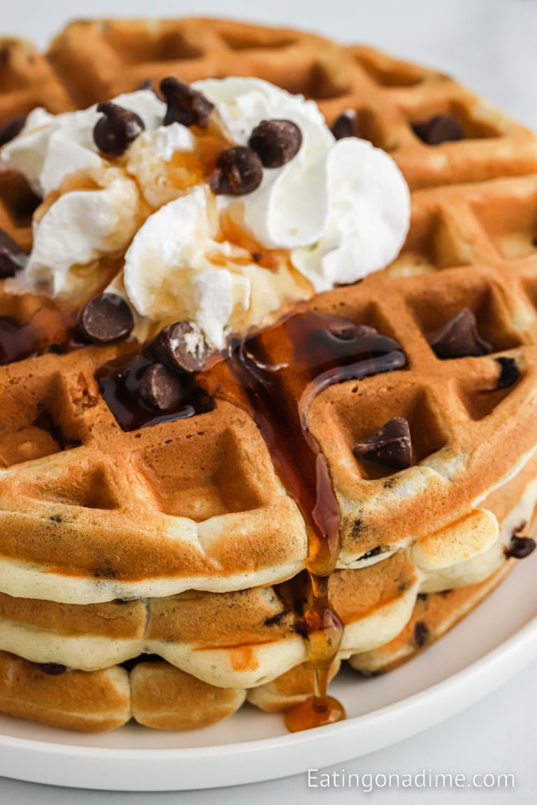 Chocolate Chip Waffles Recipe Eating on a Dime