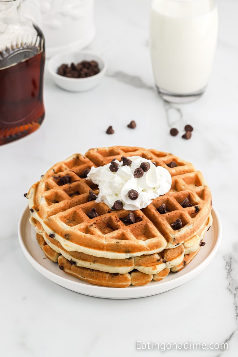 Chocolate Chip Waffles Recipe Eating On A Dime 3546