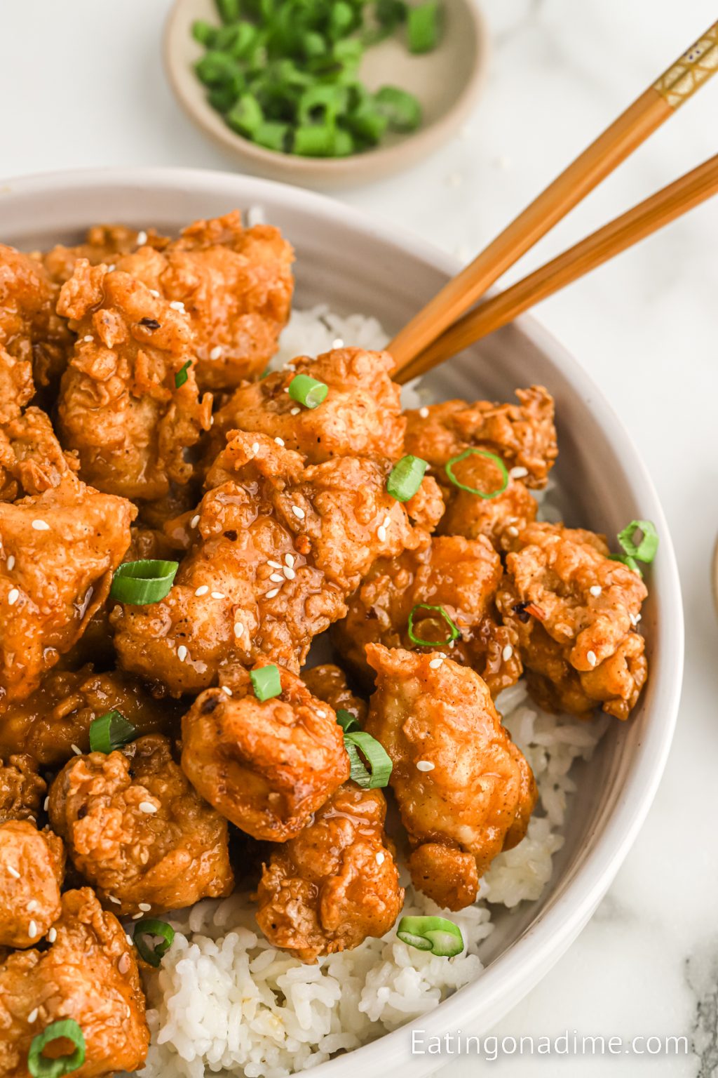 Crispy Honey Chicken Recipe - Eating On A Dime