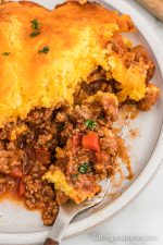 Sloppy Joe Cornbread Casserole - Eating On A Dime