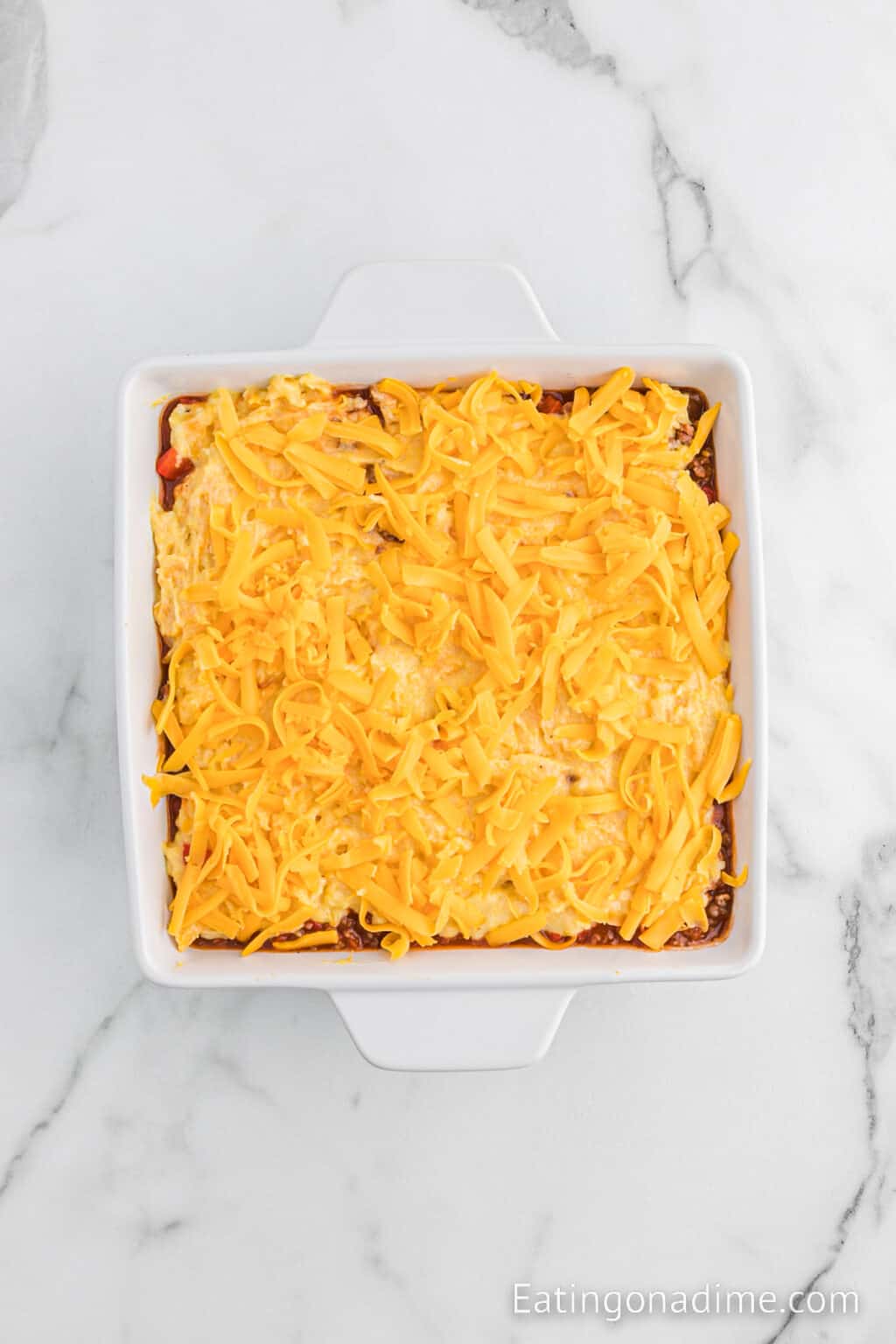 Sloppy Joe Cornbread Casserole - Eating On A Dime