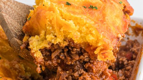 Sloppy Joe Cornbread Casserole Recipe - Eating On A Dime