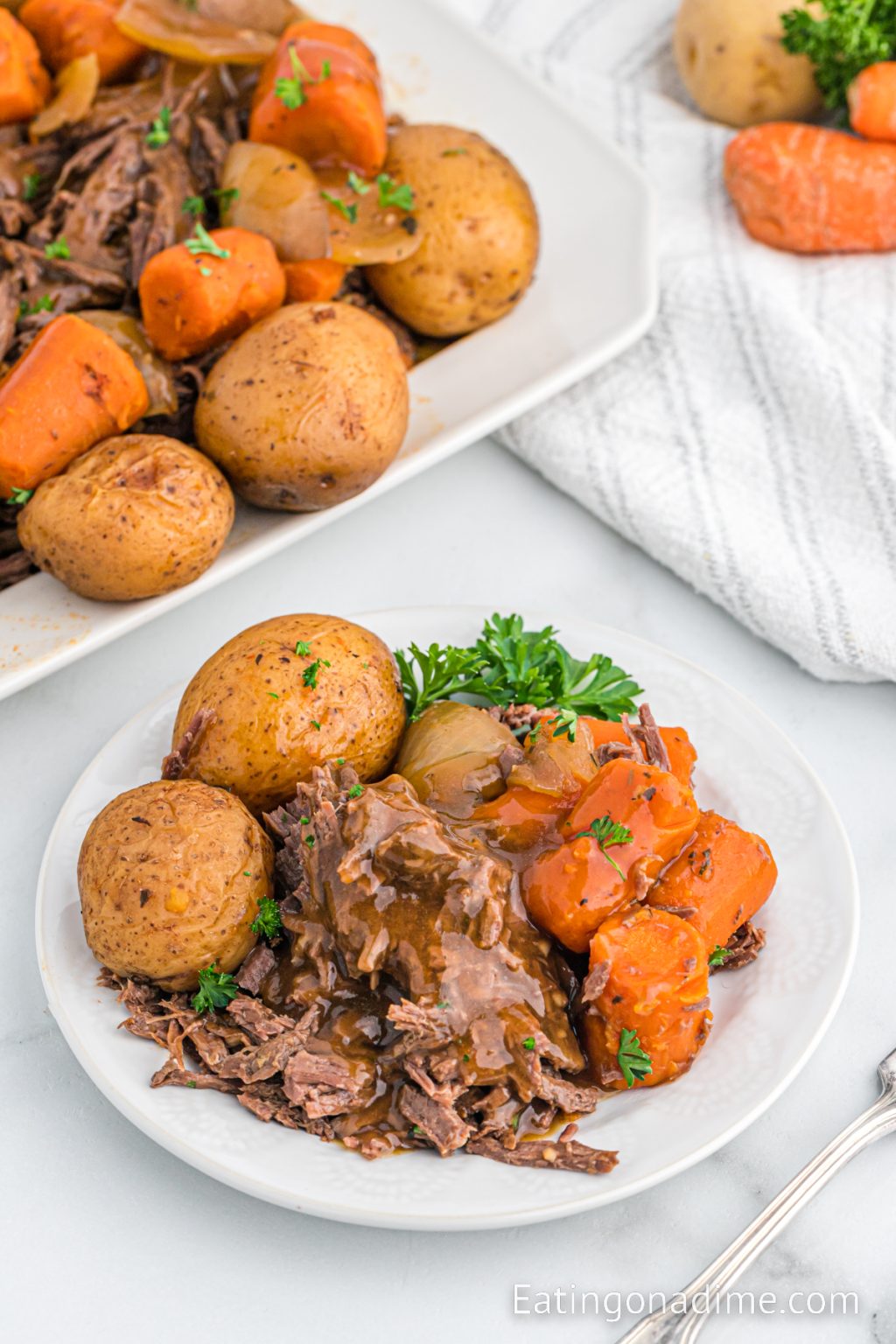 Slow Cooker Venison Roast Eating on a Dime