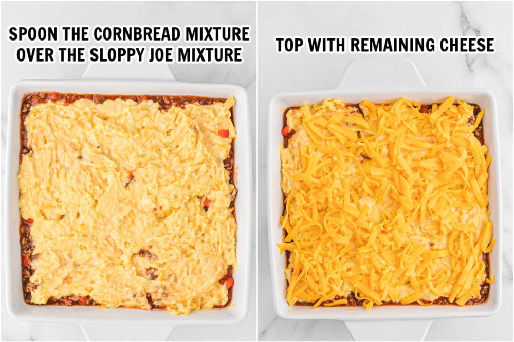 Sloppy Joe Cornbread Casserole Recipe - Eating On A Dime