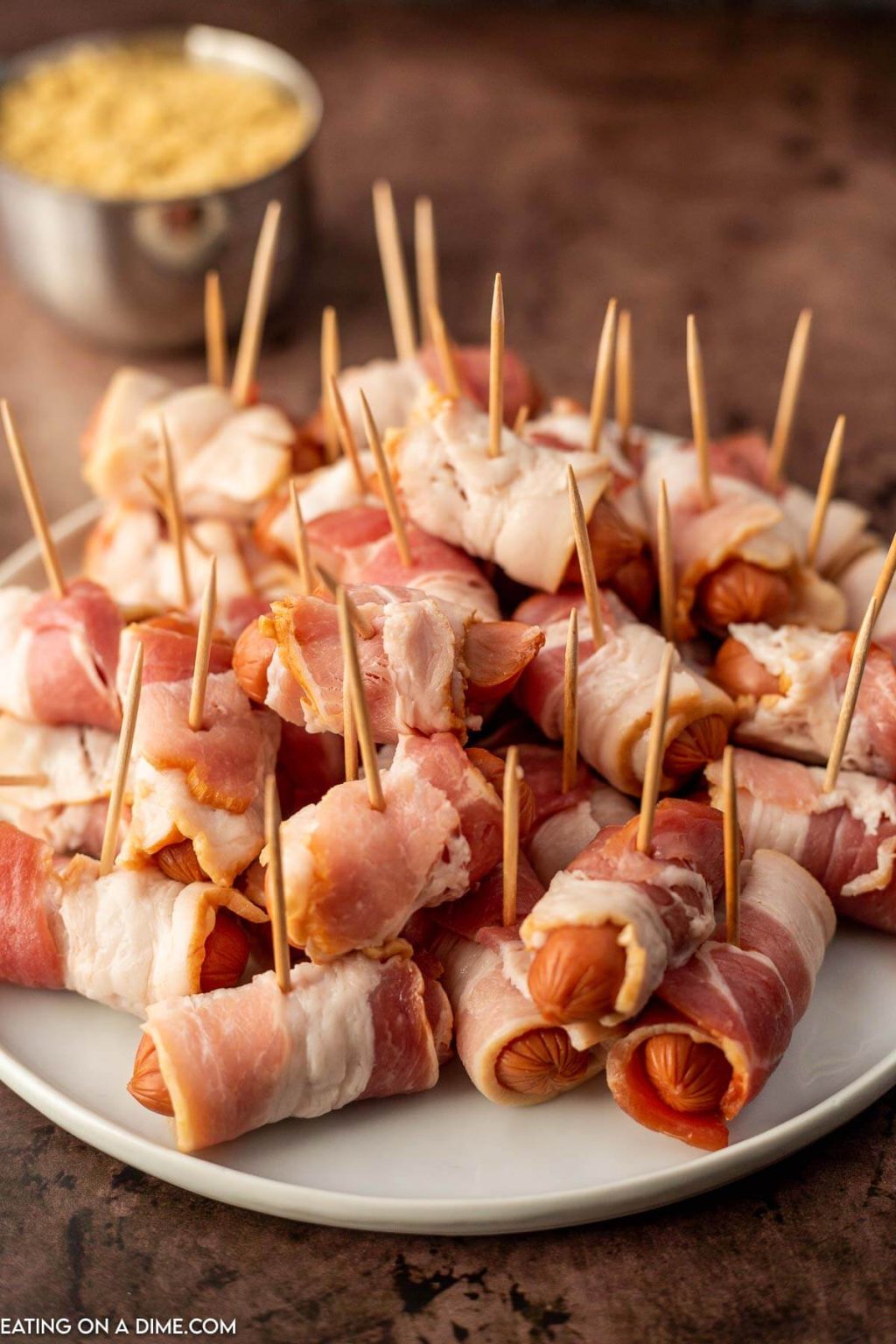 Crock Pot Bacon Wrapped Smokies Eating On A Dime