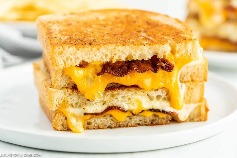 Bacon Grilled Cheese Recipe - Eating on a Dime