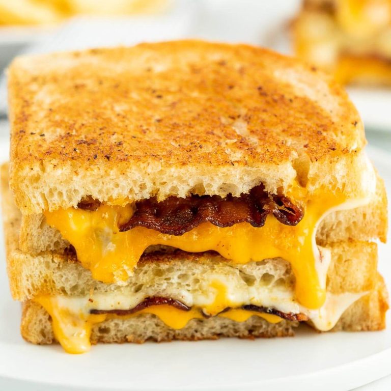 Bacon Grilled Cheese Recipe - Eating on a Dime