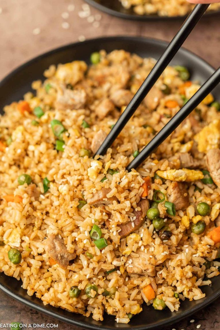 Pork Fried Rice Recipe - Eating on a Dime