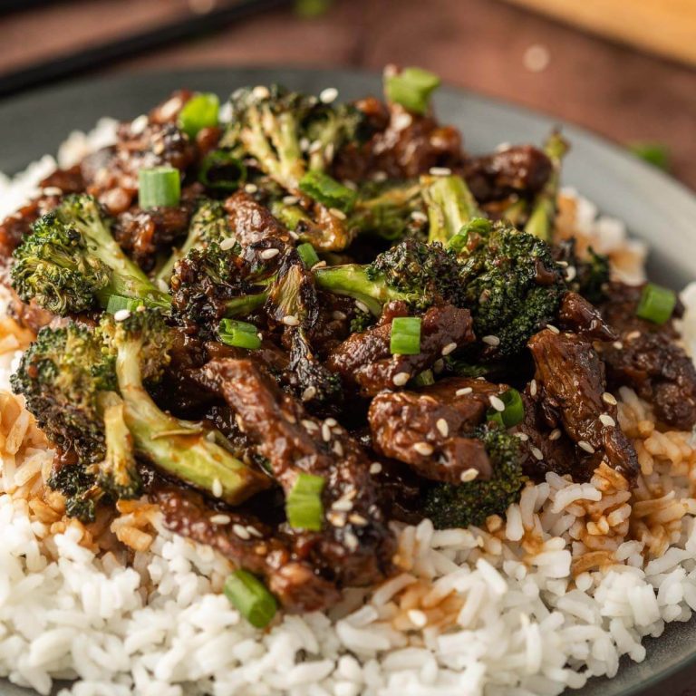 Beef and Broccoli with Homemade Sauce - Eating on a Dime