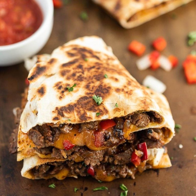 Steak Fajita Quesadillas Recipe Eating On A Dime