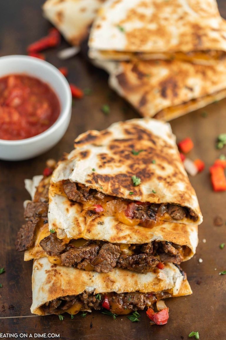 Steak Fajita Quesadillas Recipe Eating on a Dime