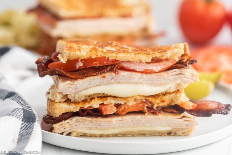 Turkey Melt Sandwich - Eating on a Dime