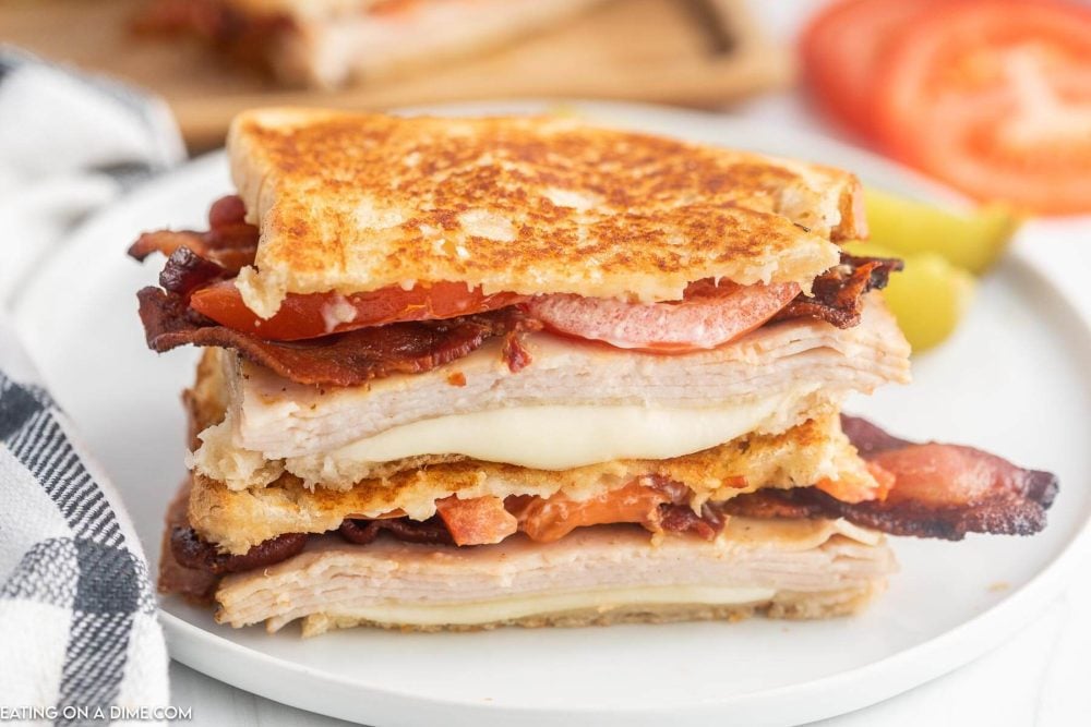 Turkey Melt Sandwich - Eating on a Dime