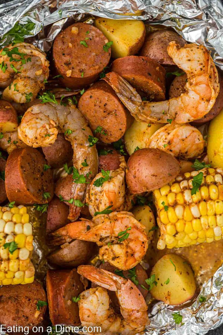 Shrimp Boil Foil Pack - Foil Pack Shrimp Boil recipe