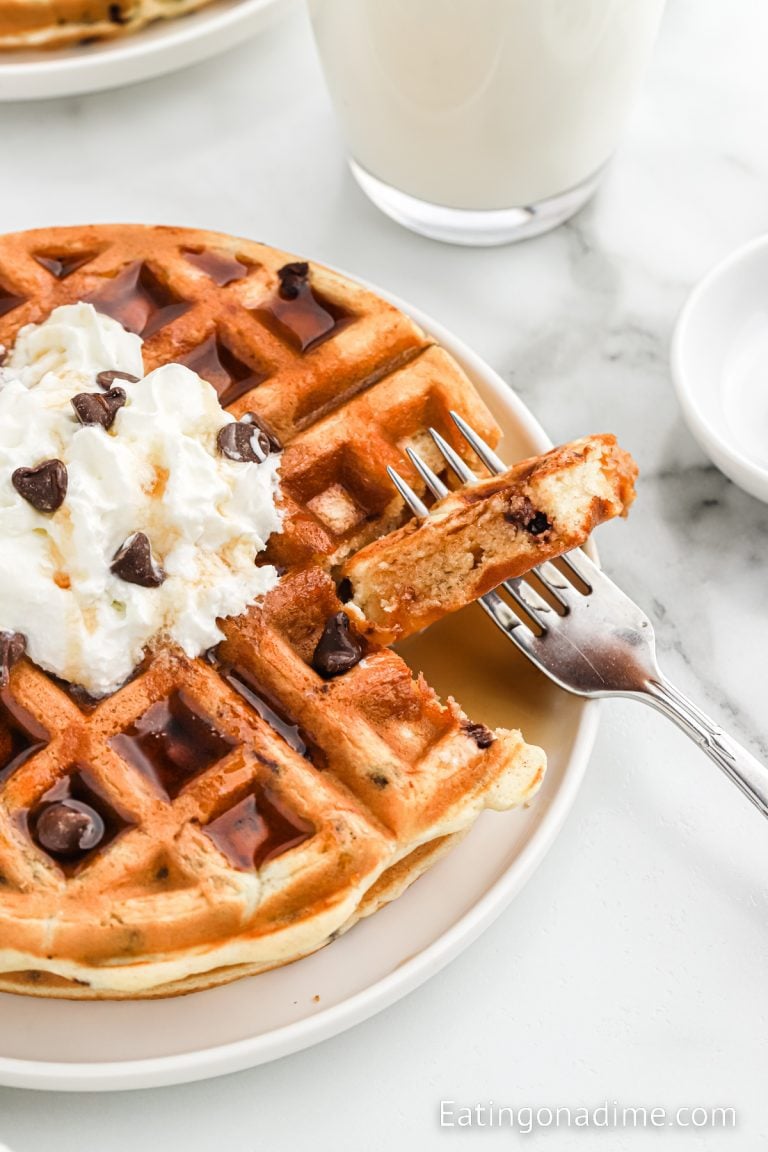 Chocolate Chip Waffles Recipe Eating On A Dime