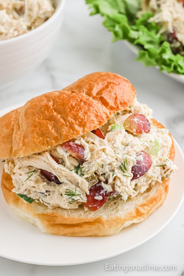 Crockpot Chicken Salad Eating On A Dime