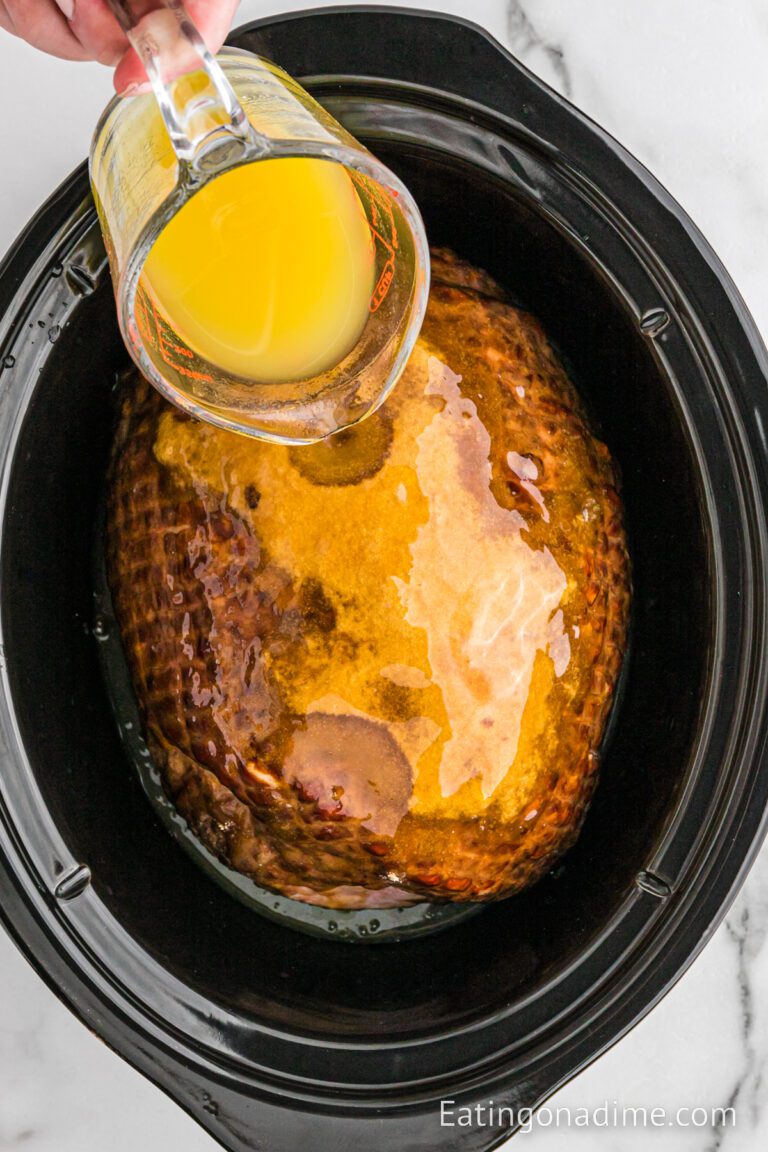 Slow Cooker Ham Recipe - Eating on a Dime