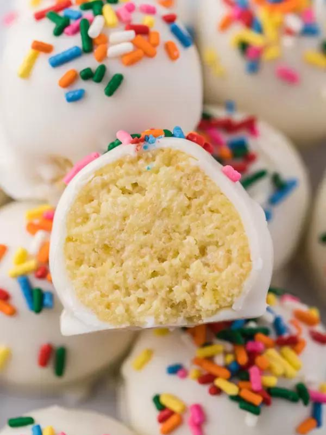 How To Make Cake Balls Easy Recipe Eating On A Dime 