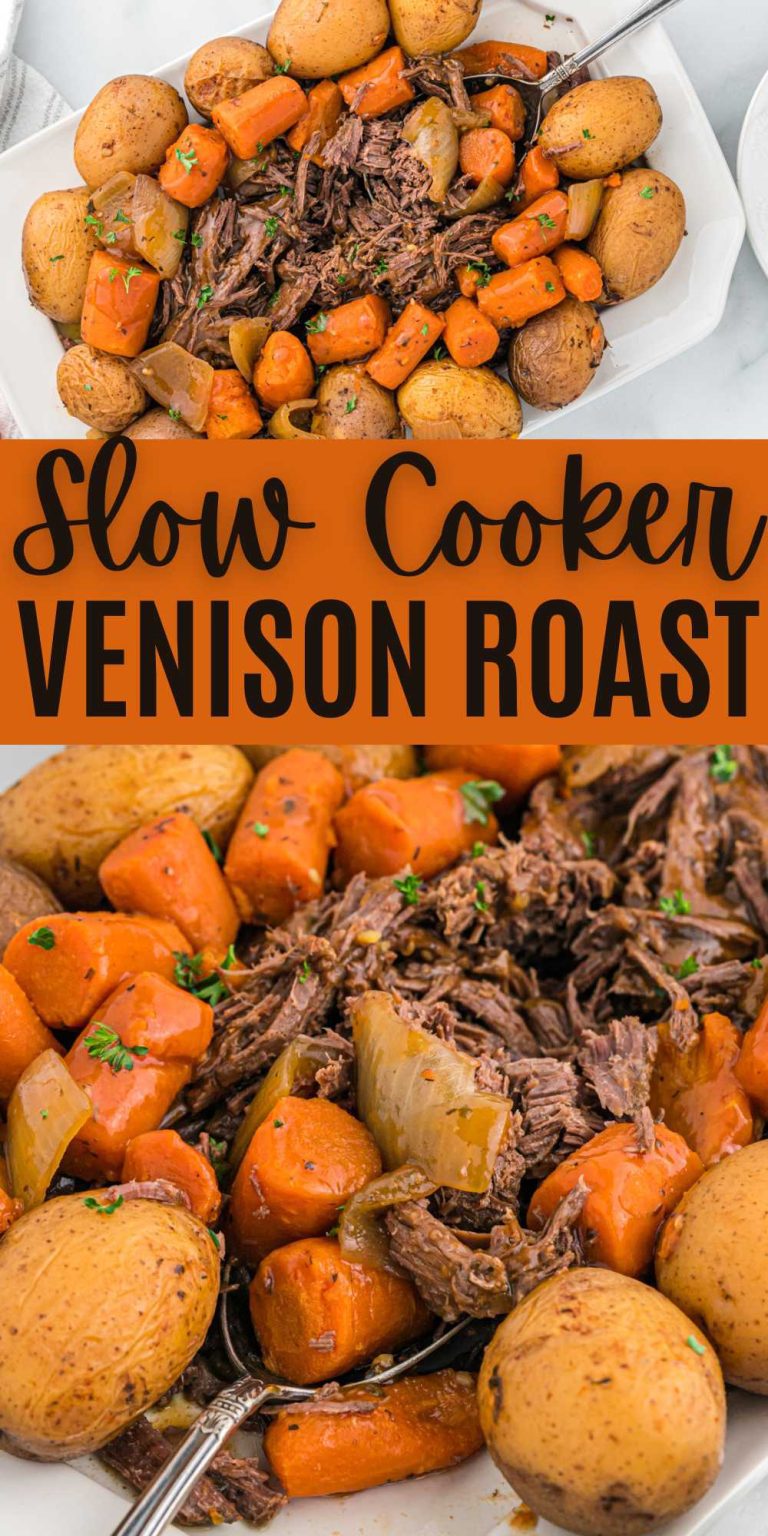 Slow Cooker Venison Roast - Eating On A Dime